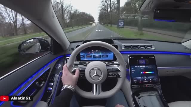 Mercedes S500L W223 [6 цилиндров 3.0 л. 435 л.с.] POV TEST DRIVE смотреть онлайн