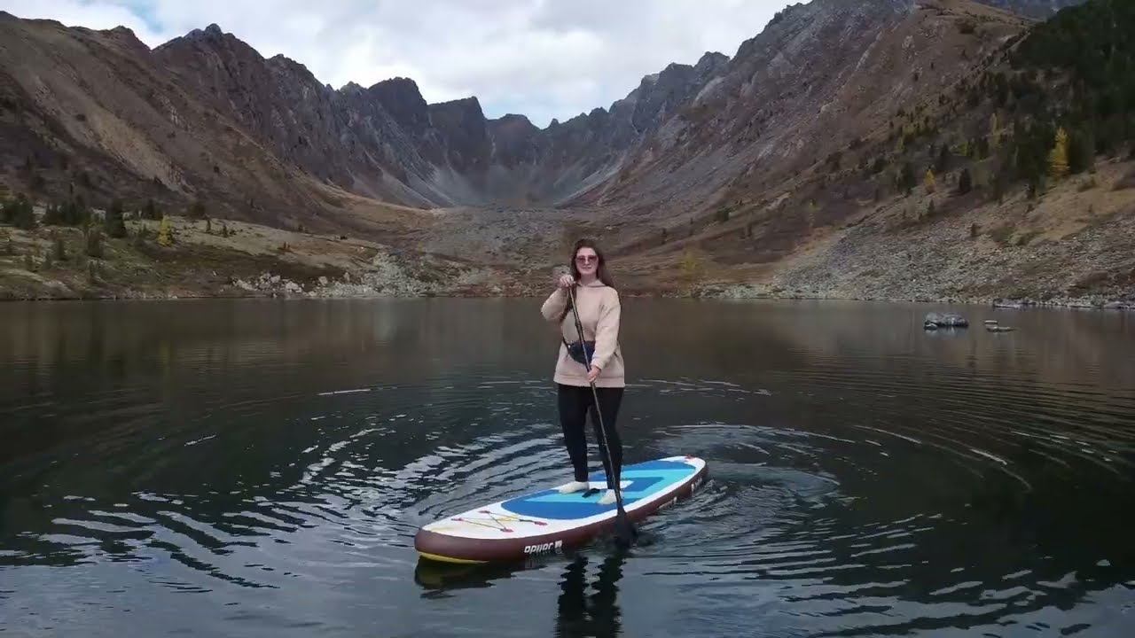 сапы ♂️ на озере Серебряном (на пути к пику Улябор). смотреть онлайн