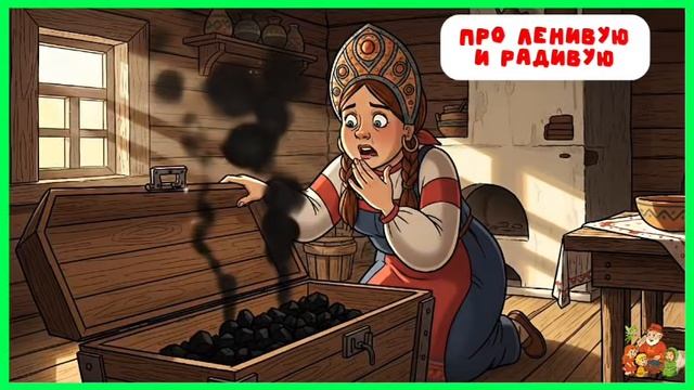 Про ленивую и радивую | аудиосказки | народные сказки | детские сказки онлайн | сказка | мультик