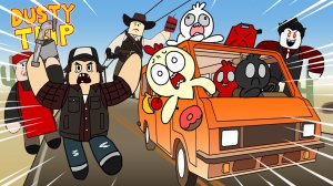 ПЫЛЬНАЯ ПОЕЗДКА! ПУТЕШЕСТВИЕ ДАСТИ! мультики роблокс