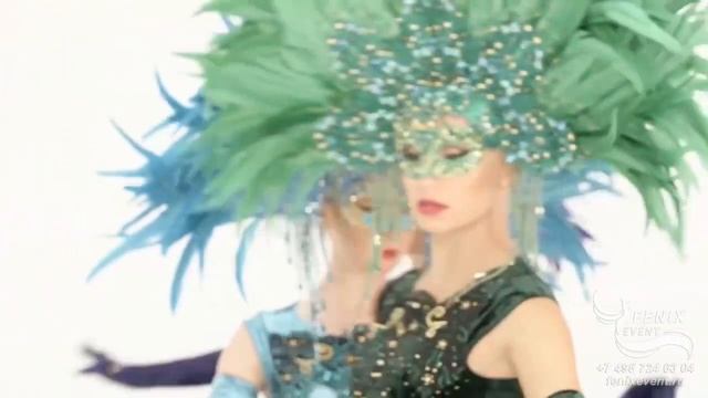 Заказать танцевальное шоу на праздник и свадьбу в Москве - танцоры с вокалисткой -номер -карнавал смотреть онлайн