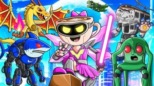 Атака робота Брейнота! 🤖 Наблюдайте за удивительной силой перемен!💥💥/ Анимация Брейнота и Спрунки