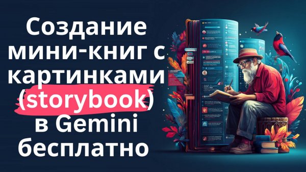 Storybook в Gemini Google - бесплатное созданим мини-книг с картинками
