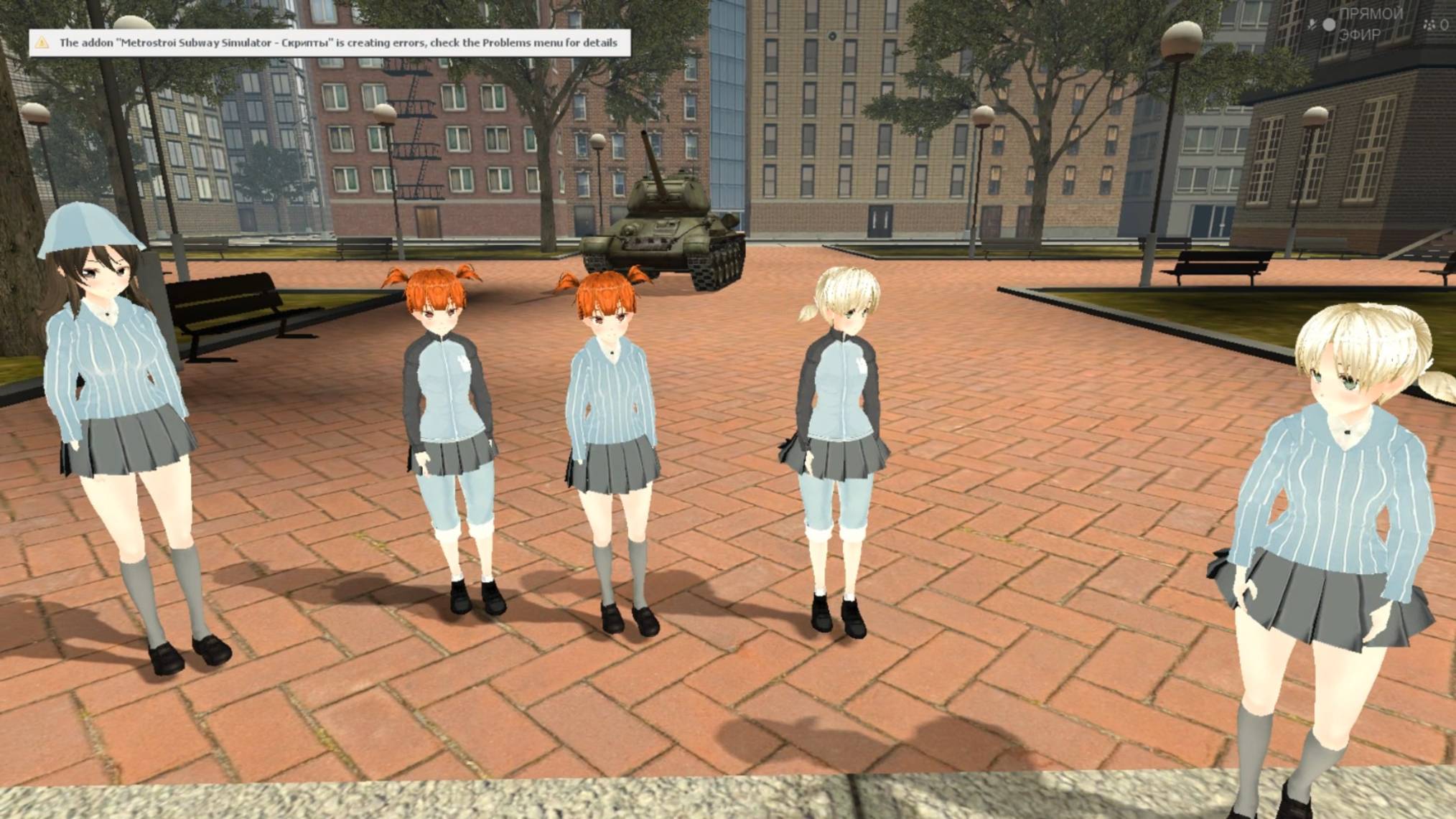 Garri's Mod Девочки и танки ! Синяя команда смотреть онлайн