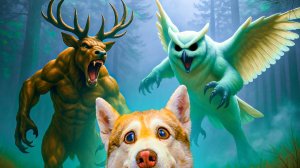 СОВА и ОЛЕНЬ из 99 ночей УКОКОШИЛИ НАШИХ ПОДПИСЧИКОВ!! Хаски БУБЛИК Говорящая собака