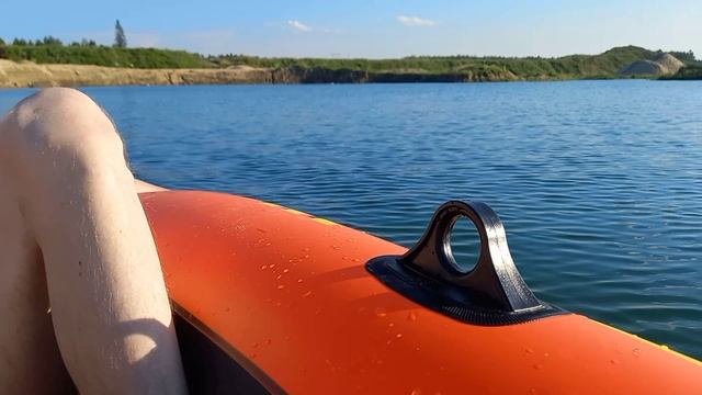 🔴Живописный карьер на 33 км,🛶 плаваю на лодке🔥