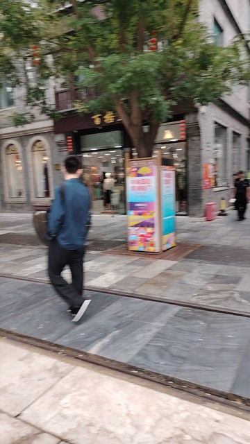 Самая знаменитая центральная пешеходная улицa Пкина Qianmen