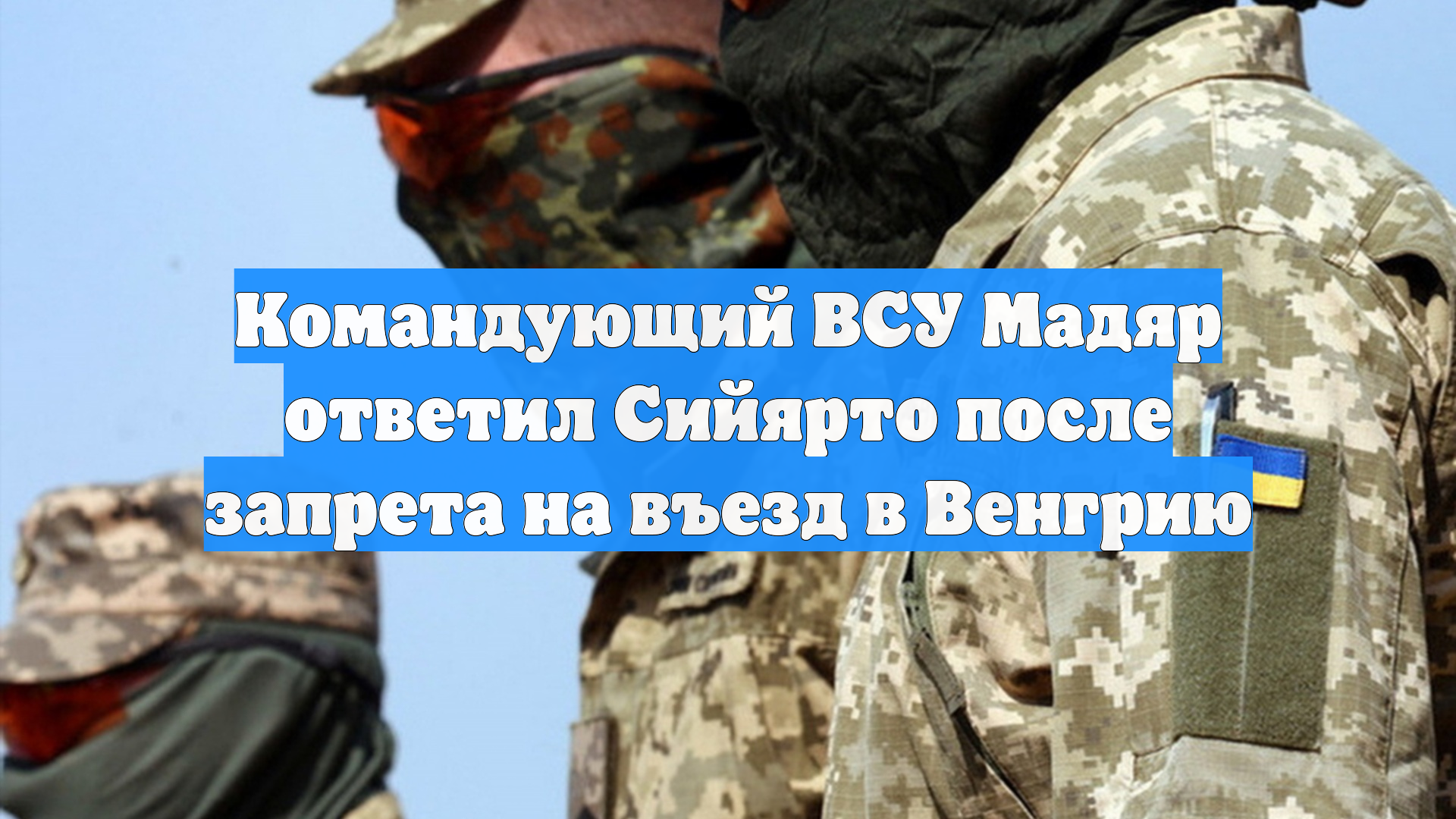 Командующий ВСУ Мадяр ответил Сийярто после запрета на въезд в Венгрию