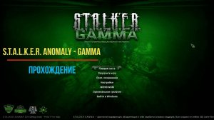 S.T.A.L.K.E.R. ANOMALY - GAMMA /1 Прохождение