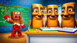 😱 МОЙ ДРУГ НЕ СДАЛ ЭКЗАМЕН В ШКОЛЕ ТУНГ ТУНГА В МАЙНКРАФТ!