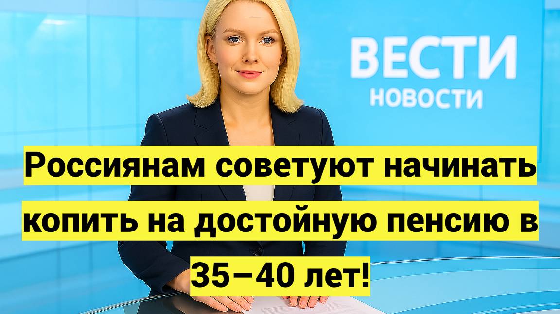 Россиянам советуют начинать копить на достойную пенсию в 35–40 лет смотреть онлайн