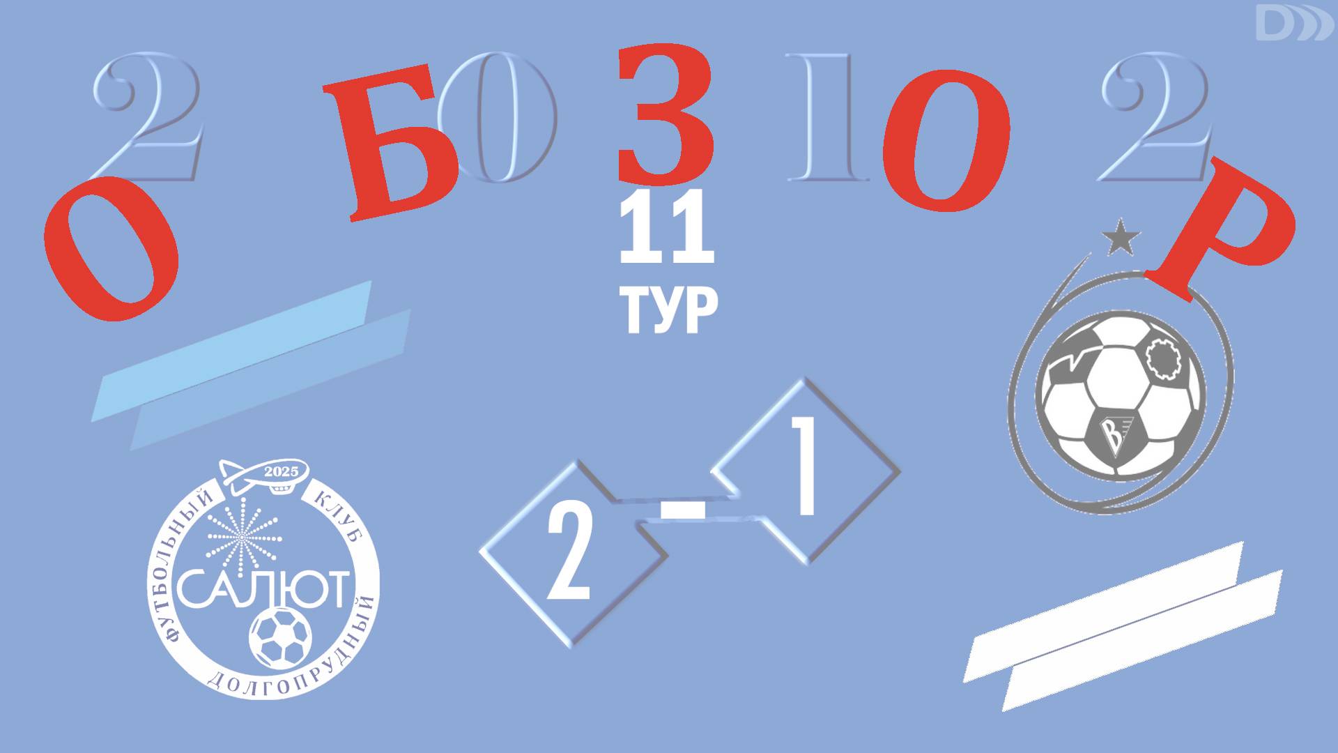 Обзор игры ФСК Салют 2012 2-1 СШ ЦФ-2 (Королев) смотреть онлайн