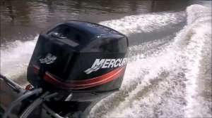 Работа подвесного лодочного мотора Mercury 40 ELPTO