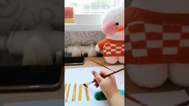 рисуем пейзаж с Василисой.🎨🎨🎨 смотреть онлайн