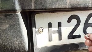 Замена лампочек подсветки номера Ситроен С4/ Пежо 308