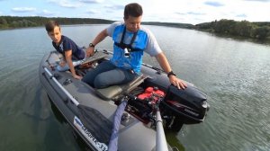 Наш новый лодочный мотор Hidea 9.8! Это наш первый в жизни лодочный мотор такой мощности