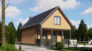 Дом ЛЕСТЕР 6Х9 от компании "LEGNO"