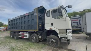 Обзор б/у самосвала FAW J6 8×4 CA3310P66K24T4E5, 2023 г.в., 5 км, Новосибирск