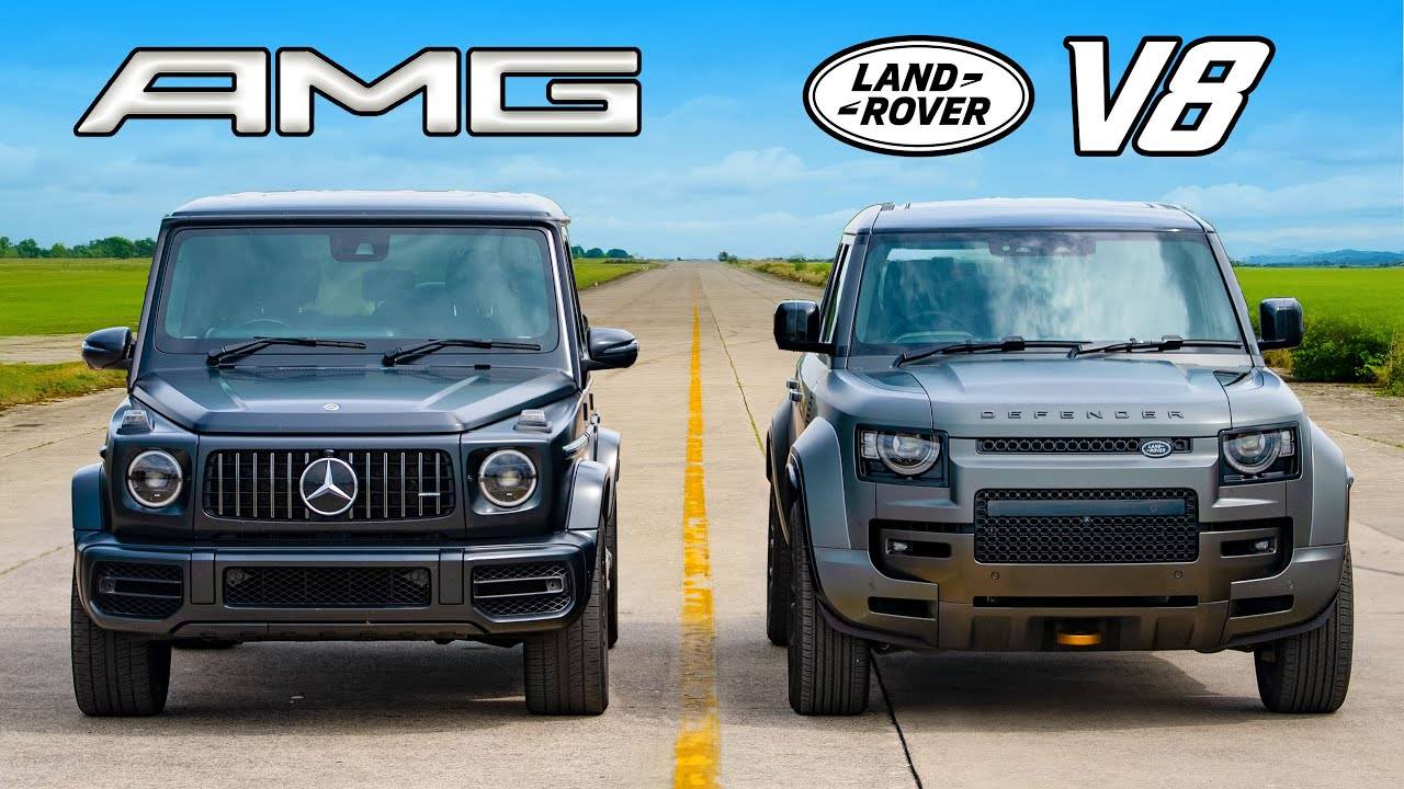 Кто победит в заезде： AMG G63 илиV8 Defender Octa？ смотреть онлайн