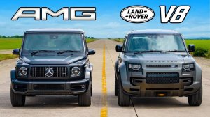 Кто победит в заезде： AMG G63 илиV8 Defender Octa？