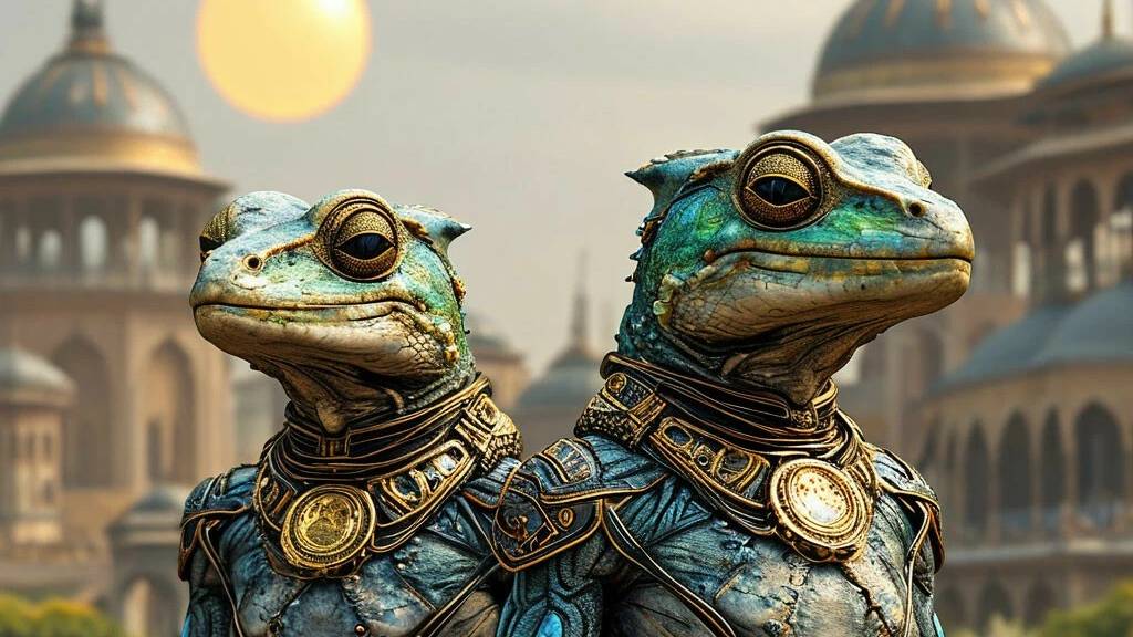 Планета Риска. Иллюстрации от нейросети.