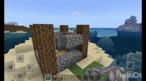 лайфак как построить деревенский домик (block crazy)