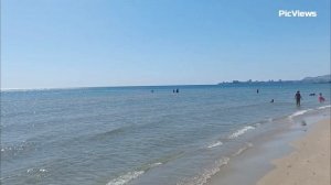 Анапа пляж Джемете сегодня 28 августа 2025. Море погода в Анапе сейчас Есть ли мазут на пляжах Анапы