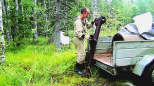 Искал тракторные запчасти а нашел металл времен конной тяги! Металлокоп по соседству с медведем!