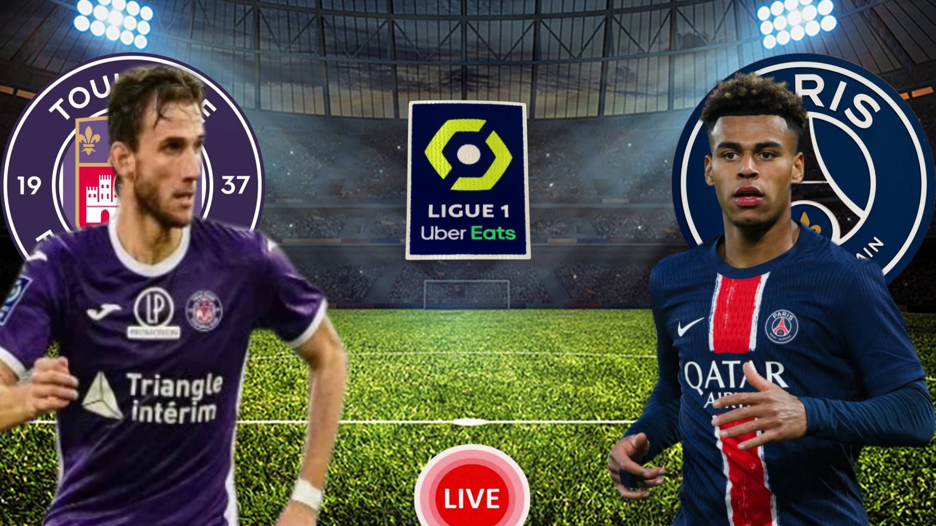 ФУТБОЛ ЧЕМПИОНАТ ФРАНЦИИ LIGA 1.  ТУЛУЗА - ПСЖ.  ПРЯМАЯ ТРАНСЛЯЦИЯ