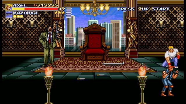 Streets of Rage Remake Фанатский Аксель Офис Глава Криминала босс Финал #5