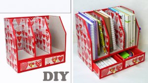 Своими руками 🙌 Создайте самостоятельно настольный органайзер в домашних условиях