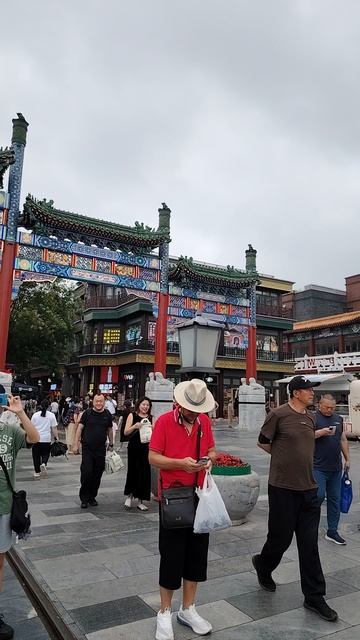 Пешеходная улица Qianmen в Пекине