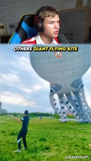 Самый Большой Летучий Змей в Мире! 💀🪁 #shorts #шортс #интересно #челлендж #фонк #эдит #мем #lisfox