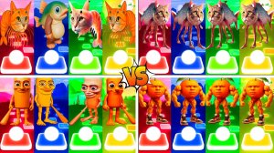 МЕГАМИКС ТРИПИ ТРОПИ 🆚 ТУН ТУН ТУН САХУР 🆚 ДРУГИЕ БРЕЙНРОТ МЕМЫ | Tiles Hop №141-144