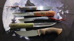 Авторские ножи. Шейники. Обзор и продажа. Супер стали. Выпуск 216.