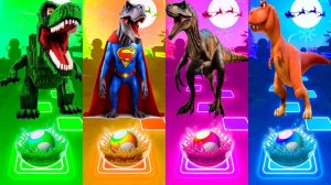 Динозавры 142 уровень - Мультики про Динозавров | МУЛЬТФИЛЬМЫ ДИНОЗАВРЫ в Tiles Hop