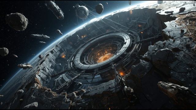 The Porcelain Core-City🌌2-Hour Futuristic Ambience ｜ Spinning Infrastructure ｜Singularity Soundscap