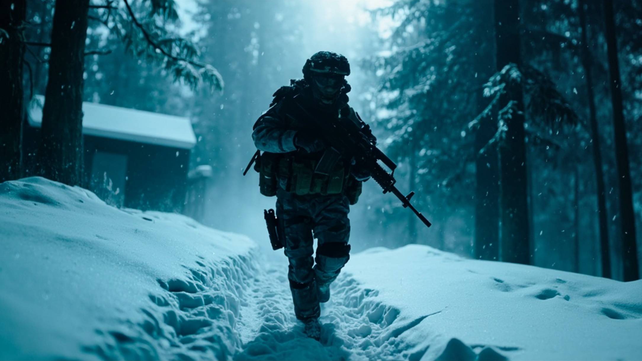 Операция в зимнем лесу | Страйкбол без правил