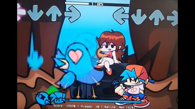 игра Синяя птица против жесторнеуш игра фнф любимые видео про красивых птиц смотреть онлайн