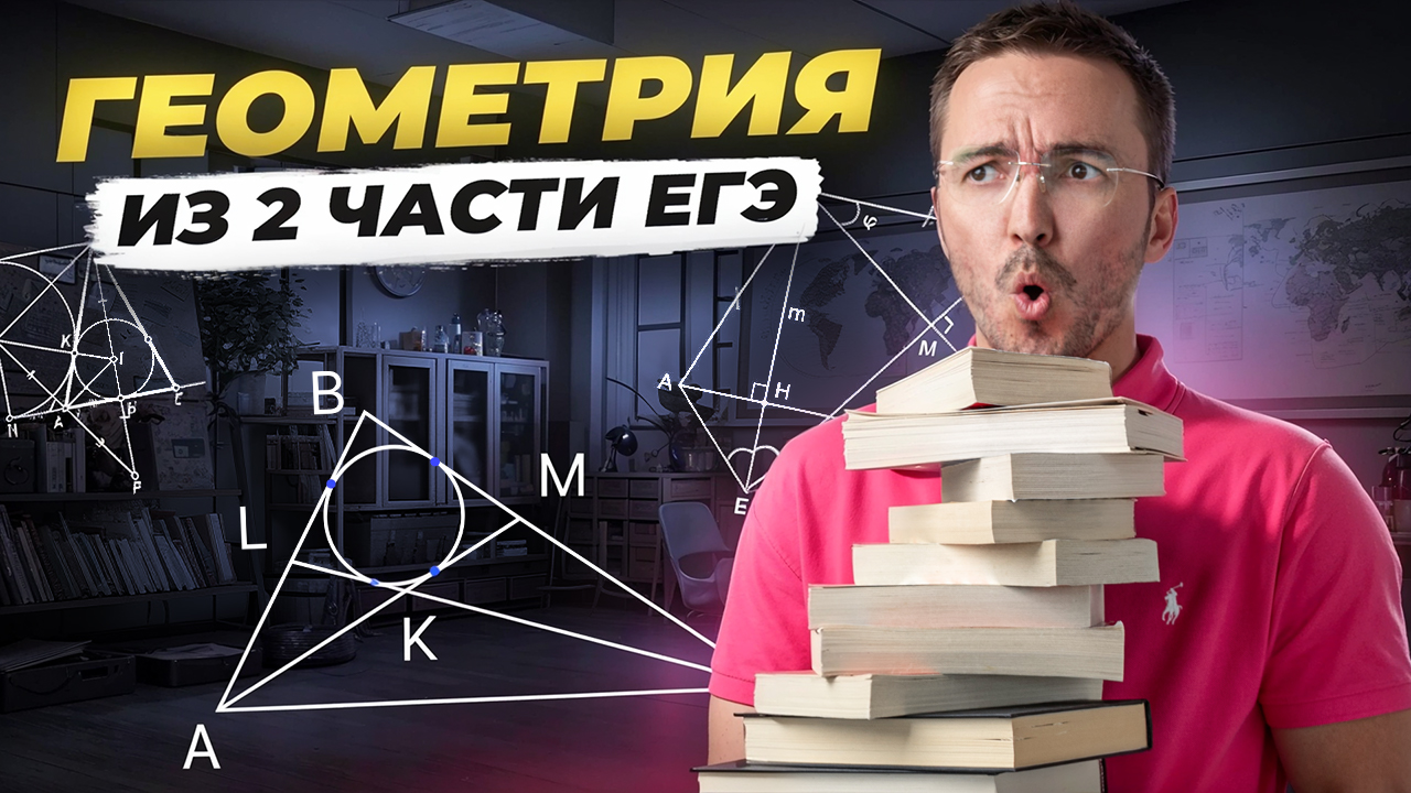Геометрия 2 части ЕГЭ 2026 | Математика ЕГЭ ПРОФИЛЬ | Умскул смотреть онлайн