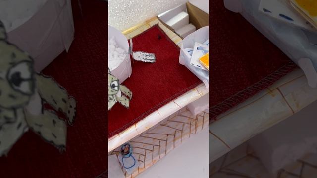 Делаю домик для бумажных собак 🏡+новый питомец 🐶 смотреть онлайн