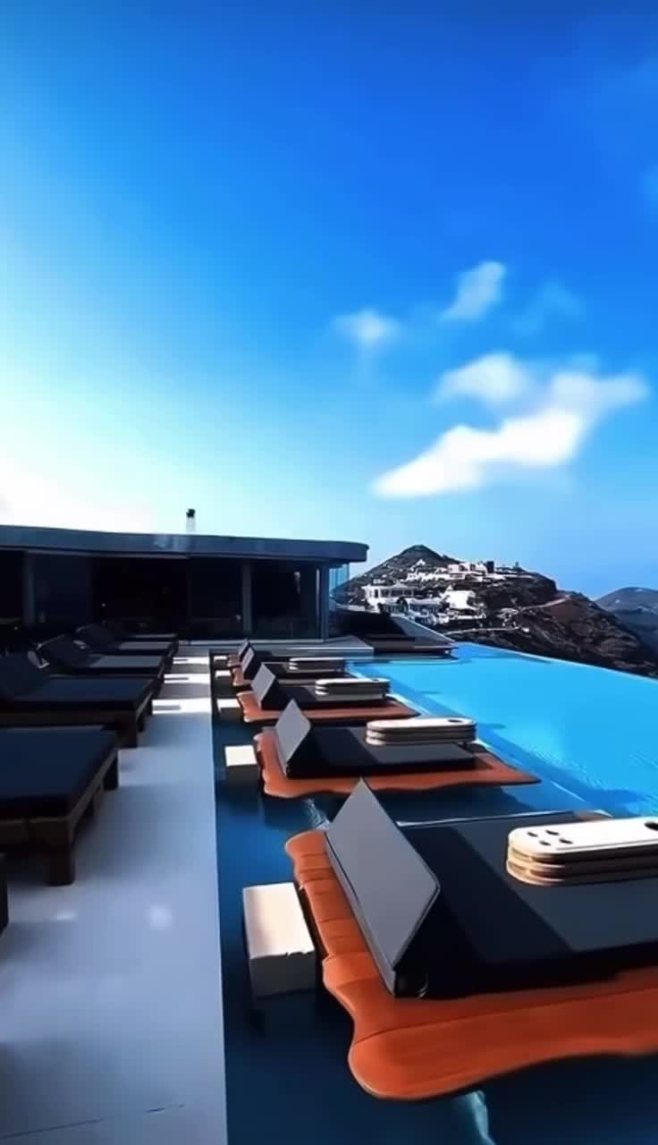 Города на Санторини выглядят как игрушечные домики, расположенные на обрывах вулканических скал. ... смотреть онлайн