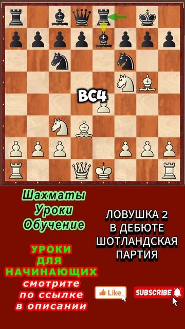 Шахматная ловушка 2 в дебюте Shorts смотреть онлайн