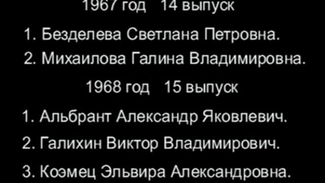 История школы ч-4
