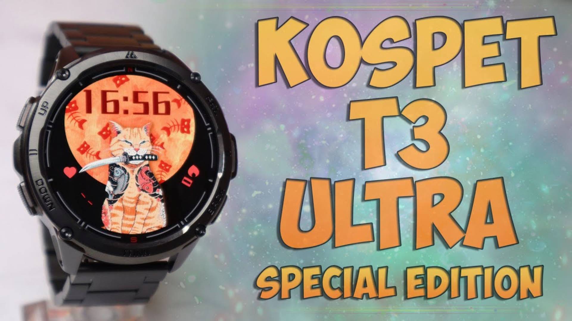 Kospet T3 Ultra Special Edition Обзор мужских защищенных смарт часов смотреть онлайн