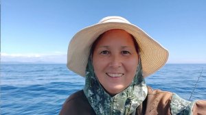 Поймали тунца на троллинг и тут пришла Акула.