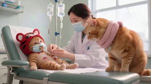 Как котик заболел