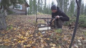 Ушли в тайгу! Пришли к избе спустя полугода! Что с ней стало!_ Восстановил казан и приготовил еды!)