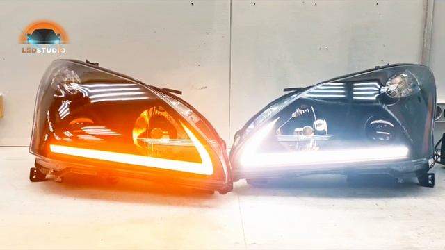 Светодиодные фары Lexus RX 330 смотреть онлайн