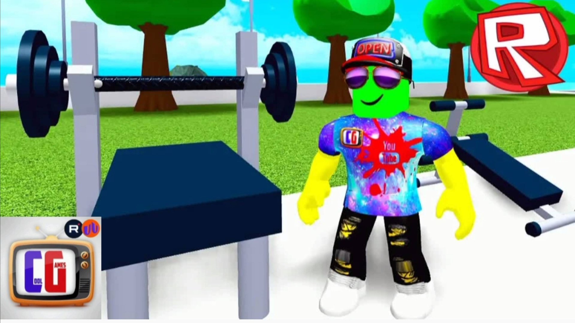 ОТКРЫЛ СОБСТВЕННЫЙ ТРЕНАЖЕРНЫЙ ЗАЛ в РОБЛОКС! Реальная КАЧАЛКА Cool GAMES Игра Roblox Gym Island смотреть онлайн